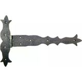 Fixport Antika Tarz Dekoratif Pirinç Kuyruklu Dövme Menteşe - 251x393 mm, Oksit