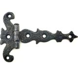 Fixport Antika Tarz Dekoratif Pirinç Kuyruklu Kelebek Menteşe - 63x100 mm, Oksit