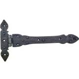 Fixport Antika Tarz Dekoratif Pirinç Kuyruklu Lale Menteşe - 147x193 mm, Oksit