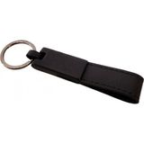 Fixport Deri Metal Siyah Anahtarlık