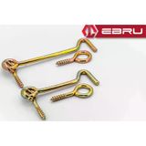 Fixport Ebru Maymuncuk, Kapı Pencere Halkalı Çengel, Kanca Kilit 100 - 100 Adet