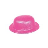 Fixport Pembe Renk Simli Melon Yuvarlak Parti Şapkası 24x26 cm