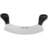 Fixport Pirge 71120 Profi Kıyma, Pizza Satır, Zırh Bıçağı 26 cm - Siyah Çift Saplı