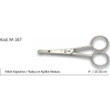 Fixport Rose Europe Aplike ve Nakış Makası Kıvrık Küt Uçlu No:4 10,16 CM