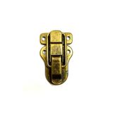 Fixport Sandık, Kutu Klipsi, Ön Kilidi - 48x30mm, Antik, 1 Adet