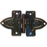 Fixport Yonca Menteşe - Küçük 18x31 mm, Antik, 100 Adet