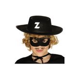 Fixport Z Logolu Zorro Şapkası ve Zorro Maskesi Çocuk Boy