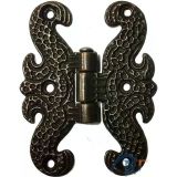 Fixport Zamak Kelebek Menteşe - Büyük, 50x67mm, Oksit, 1 Adet