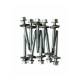 Fixtime [FixTime]5,5x50 Trapez Sac Vidası - Akıllı Çatı Sac Vidası - 10’Lu Paket