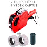 Fiyat Etiket Makinası + 2 Yedek Etiket + 1 Adet Yedek Dolabilir Kartuşlu Etiket Basma Makinesi