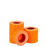 Fiyat Etiketi Turuncu 800'lü 5 Paket 12x21mm Fosforlu Turuncu Fiyat Etiketi Mx-5500 M5500 Hg979 Motex Etiket Mak Yedeği