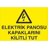 Fiyatiko Elektrik Panosu Kapakalrini Kilitli Tut 25X35CM 3mm Dekota