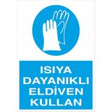 Fiyatiko Isiya Dayanikli Eldiven Kullan 25X35CM 3mm Dekota