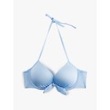 Fiyonk Detaylı Push-Up Bikini Üstü