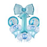 Fiyonk Folyo Balon Lu 1 Yaş Balon Seti, MAVİ