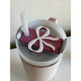Fiyonk Kurdele Model Stanley Quencher ile Uyumlu Termos Kapağı – 1.18 Lt Uyumlu - Mor