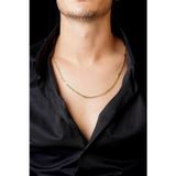 Fiyonk Kuyumculuk 14 Ayar Altın Gurmet Zincirde Fiyonk Detaylı Erkek Kolye 3.90 mm