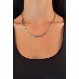 Fiyonk Kuyumculuk 14 Ayar Altın Pullu Zincir 5.30 mm - Sarı - 50 cm