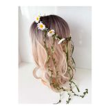 Fiyonks Atölye Papatya Model Özel Yapım Taç , Saç Aksesuarı