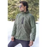 Fiyort Floyen Polarlı Su Geçirmez Outdoor Yağmurluk Haki