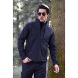 Fiyort FY81 Logan Softshell Mont Su Geçirmez Rüzgar Korumalı, Dayanıklı Erkek Ceket - 2XL - Siyah