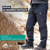 Fiyort Kodiak Trekking Su Geçirmez Pantolon Siyah - -- - 3XL