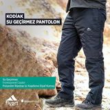 Fiyort Kodiak Trekking Su Geçirmez Pantolon Siyah