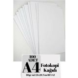 FİYPER A4 Fotokopi Kağıdı 80gr - 100'lü 5/1 Paket