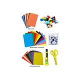 Fiyper Anaokulu Etkinlik Seti 10 Renk EVA ve Fon Kartonu ile 25x35 cm 10 Parça Eğlenceli Set