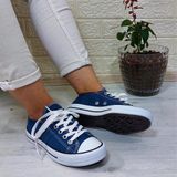 Fiyra 554 Kot Mavi Kisa Unisex Sneaker Keten Spor Ayakkabi