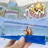 FIYSON Yolcu gemileri için sıvı damlatma şişesi – Never Sink Titanic yolcu gemisi, One Piece–Bin Sunny Gemi koleksiyonu, masa ve araba dekorasyonu için Black Pearl Drift gemi (Stil 4)