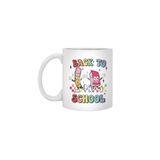 Fizello Back To School Beyaz Kupa, 330 ml, Seramik