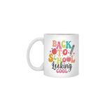 Fizello Back To School Looking Cool Beyaz Kupa, 330 ml, Seramik