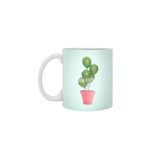 Fizello Cactus Balloon Beyaz Kupa, 330 ml, Seramik, Hediyelik