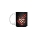 Fizello Cross My Heart Beyaz Kupa, 330 ml, Seramik, Hediyelik Kahve Fincanı