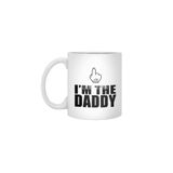 Fizello Daddy Beyaz Kupa, 330 ml, Seramik, Hediyelik Kahve Fincanı FIZELLO-MUG-9823