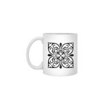 Fizello Decorative Beyaz Kupa, 330 ml, Seramik, Hediyelik