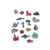 Fizello Deniz Hayvanları / 17 Adet Puzzle Montessori Yapboz 50 Parça Okul Öncesi Zeka Geliştirici Oyuncak