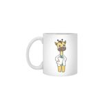 Fizello Giraffe As Doctor With Notepad Beyaz Kupa, 330 ml