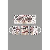 Fizello Kahve Temalı Kupa, 330 ml, Beyaz, Seramik FIZELLO-MUG-coffee-3 FIZELLO-MUG-coffee-3