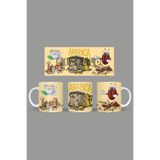 Fizello Kahve Temalı Kupa, 330 ml, Beyaz, Seramik FIZELLO-MUG-coffee-35