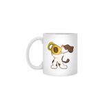 Fizello Köpek Kahve Kupası Beyaz Kupa, 330 ml, Seramik FIZELLO-MUG-9574