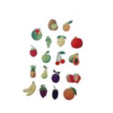 Fizello Meyveler Fruits / 17 Adet Puzzle Montessori Yapboz / 42 Parça Okul Öncesi Zeka Geliştirici Oyuncak
