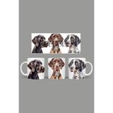 Fizello Old Danish Pointer Kupa, 330 ml, Beyaz, Seramik FIZELLO-MUG-639-old-danish-pointer