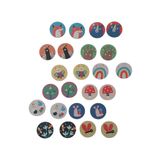 Fizello Orman Forest / 24 Parça Ahşap Eşleştirme Kartları / Çocuk Bebek Oyuncak