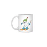 Fizello Polar Bear Skier Beyaz Kupa, 330 ml, Seramik