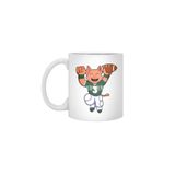 Fizello Spor Kedi Futbol Jersey Beyaz Kupa, 330 ml
