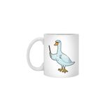 Fizello Swan As Teacher With Book & Pointer Beyaz Kupa, 330 ml, Seramik