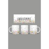Fizello Yabani Çiçekler Temalı Kupa, 330 ml, Beyaz, Seramik FIZELLO-MUG-wildflower-17 FIZELLO-MUG-wildflower-17