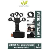 Fizik Tedavi Spor Parmak El Bilek Kol Güçlendirci Kas Geliştirici Kavrama Silikon Örümcek Lastik - Tek Ebat